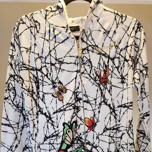 Ed Hardy, Rose & Butterfly, Long sleeve, hoodie, zipper, sweater